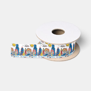 Chicago Kids Dark Satin Ribbon