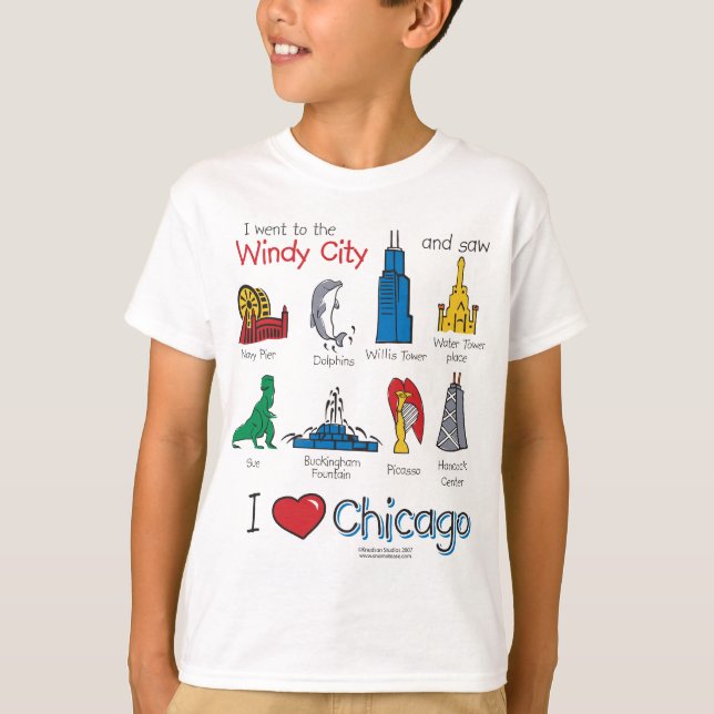Chicago--kids-Icons-NEW-[Co T-Shirt (Front)