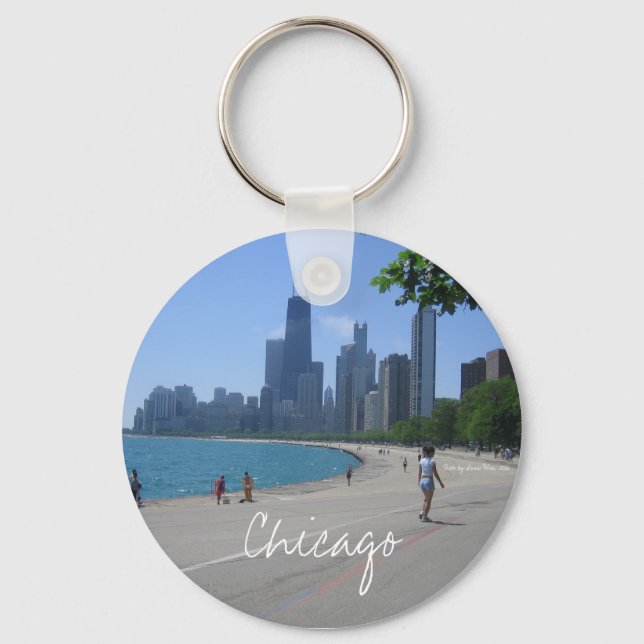 Chicago Lakeshore Key Ring (Front)