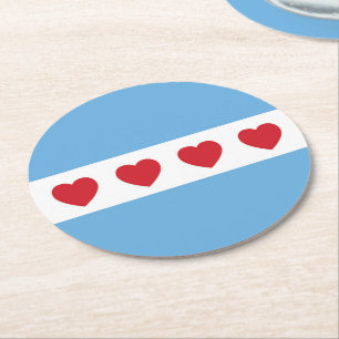 Chicago Love   Coaster   Paper