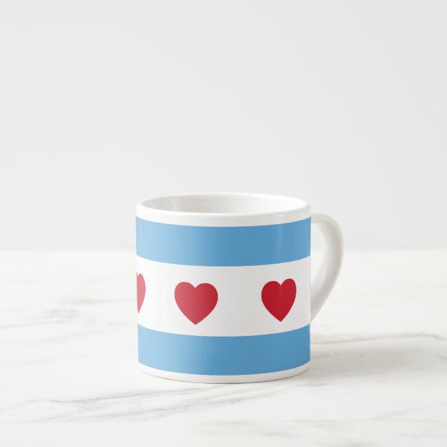 Chicago Love | Espresso Cups (Front Right)