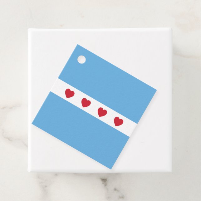 Chicago Love | Favour Gift Tags | Personalise (In Situ)