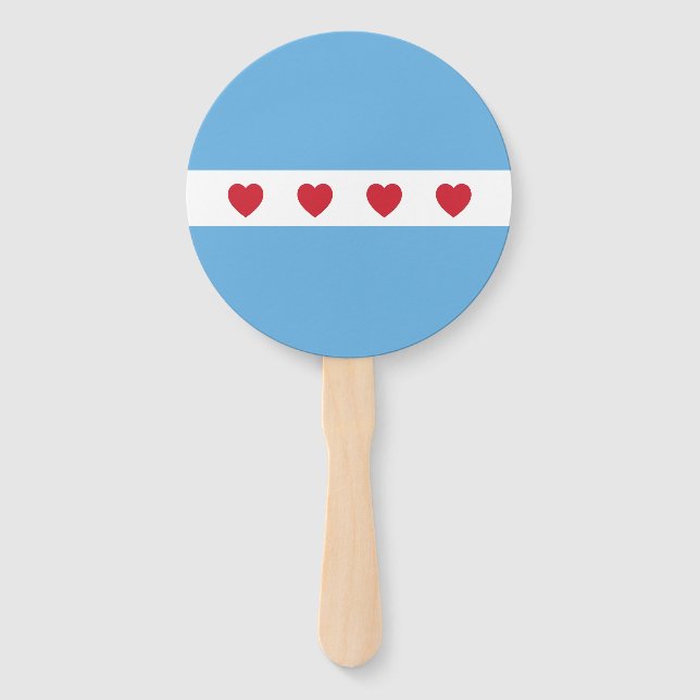 Chicago Love | Hand Fan (Front)