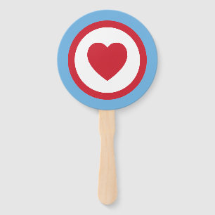 Chicago Love   Hand Fans   Blue