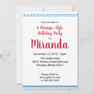 Chicago Love    Invitation