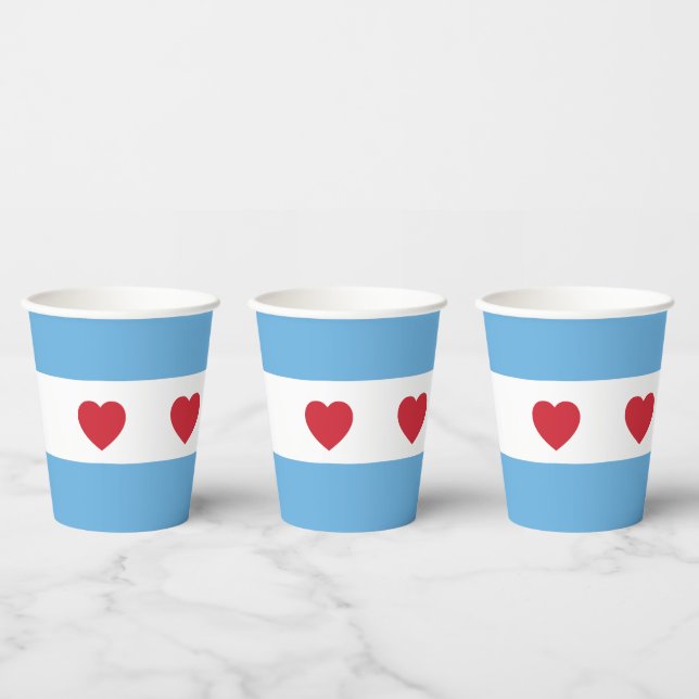 Chicago Love | Paper Cups (Multi)
