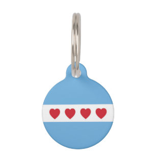 Chicago Love   Pet ID Tag   Customise