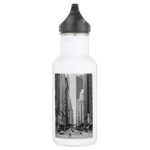 Chicago Madison Street Grayscale Stainless Steel W 532 Ml Water Bottle
