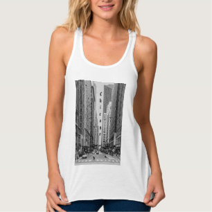 Chicago Madison Street Grayscale Tank Top