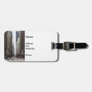 Chicago Madison Street Luggage Tag