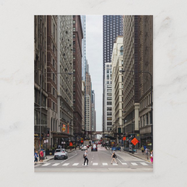 Chicago Madison Street Postcard (Front)