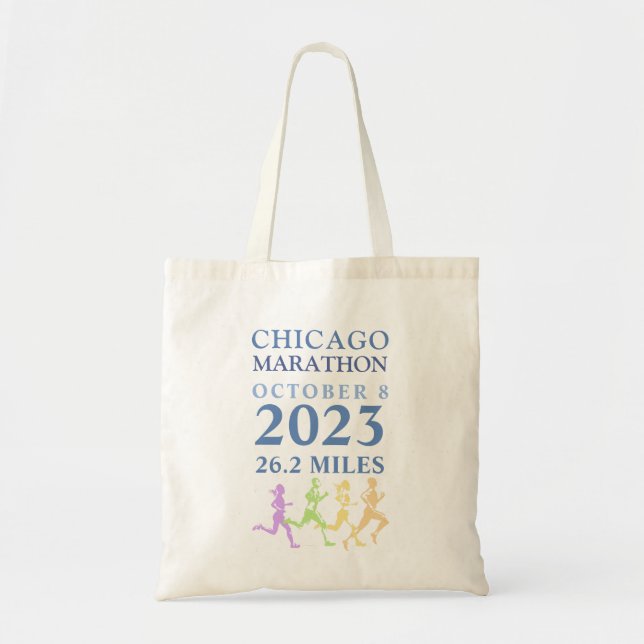 Chicago Marathon 2023 Custom Text Tote Bag (Front)