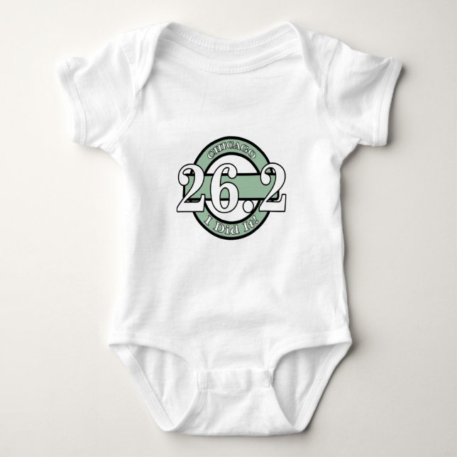 Chicago Marathon Baby Bodysuit (Front)