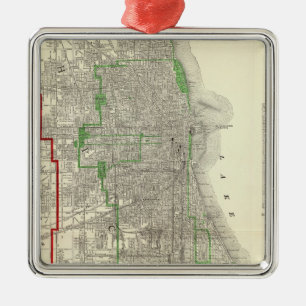Chicago Metal Tree Decoration