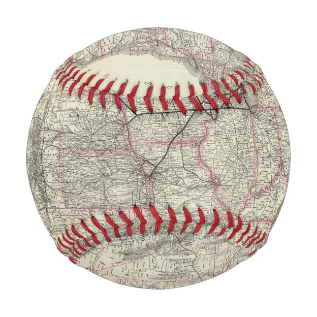 Chicago Milwaukee and St Paul Ry and connections Baseball (Front)