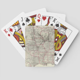 Chicago Milwaukee and St Paul Ry and connections Playing Cards