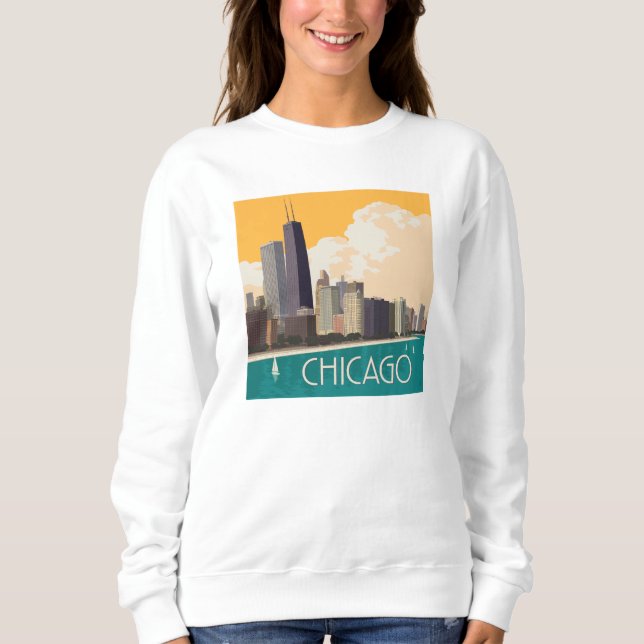 Chicago | Modern Skyline Sweatshirt (Front)
