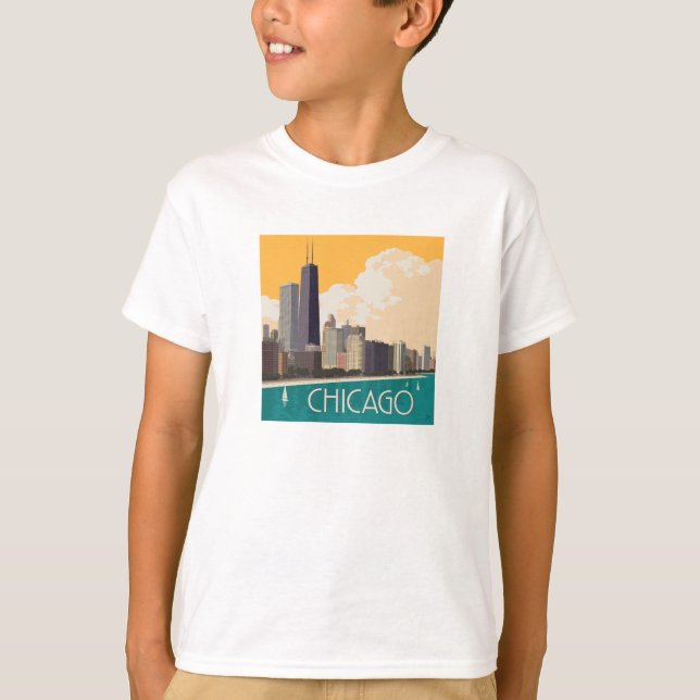 Chicago | Modern Skyline T-Shirt (Front)