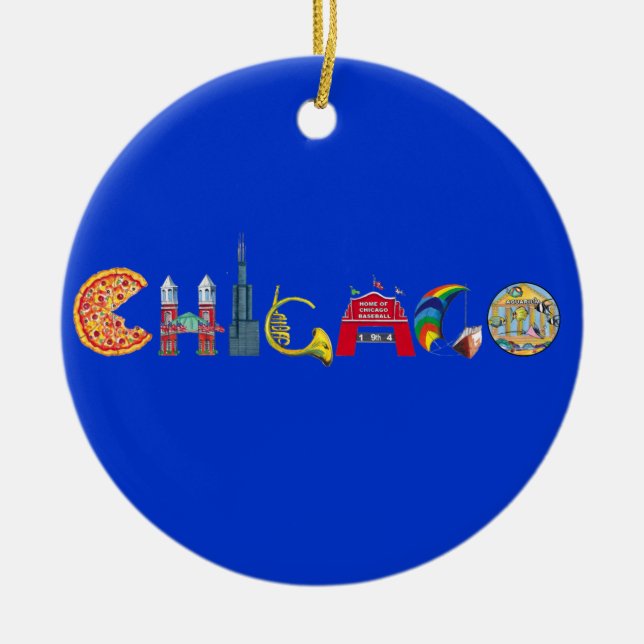 Chicago Ornament (Front)