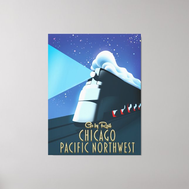 Chicago Pacific Northwest Canvas Print (Front)