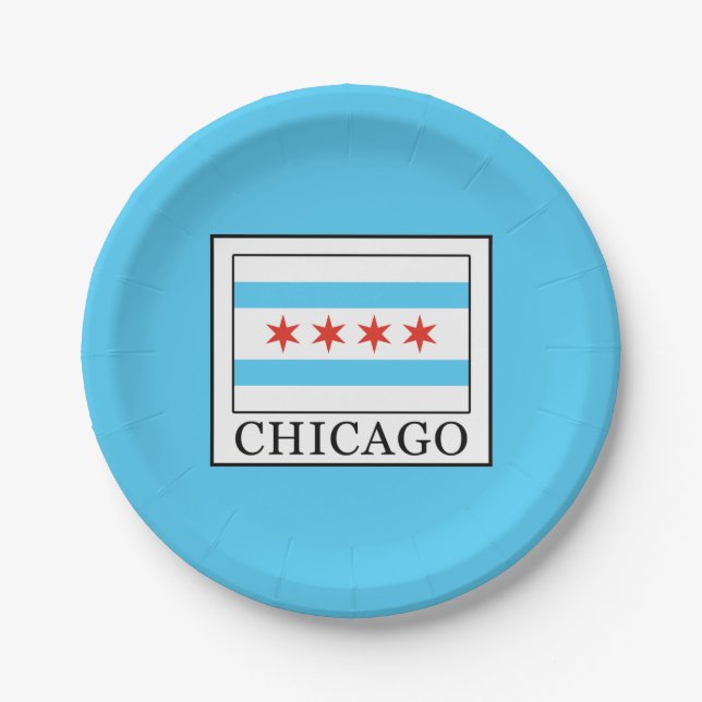 Chicago Paper Plate (Front)