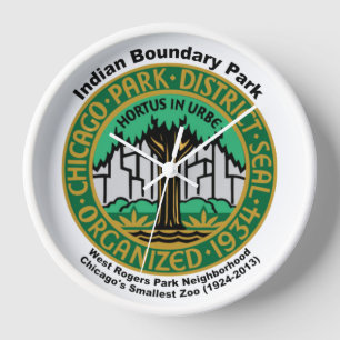 Chicago Park District, Indian Boundary Park Zoo Clock