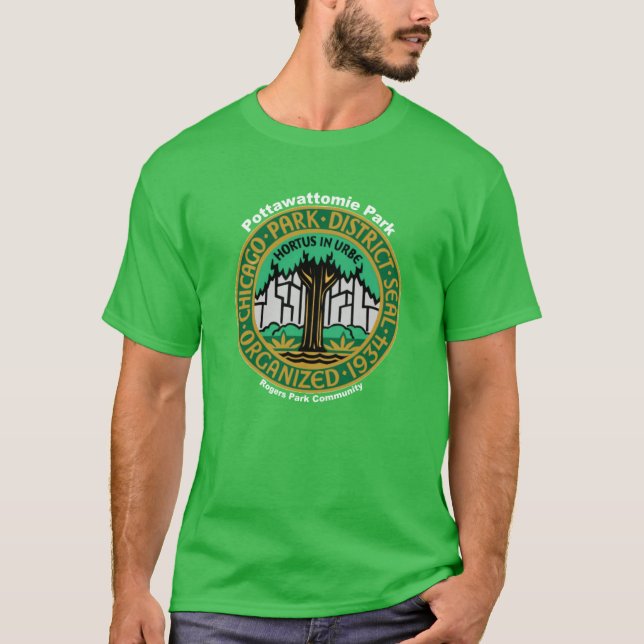 Chicago Park District, Pottawattomie Park T-Shirt (Front)