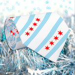 Chicago Patriotic Ties, Elegant Chicago Flag Tie<br><div class="desc">Neck Tie: Patriotic Chicago Flag fashion and Illinois business design USA - love my country,  office wear,  travel,  national patriots / sports fans</div>
