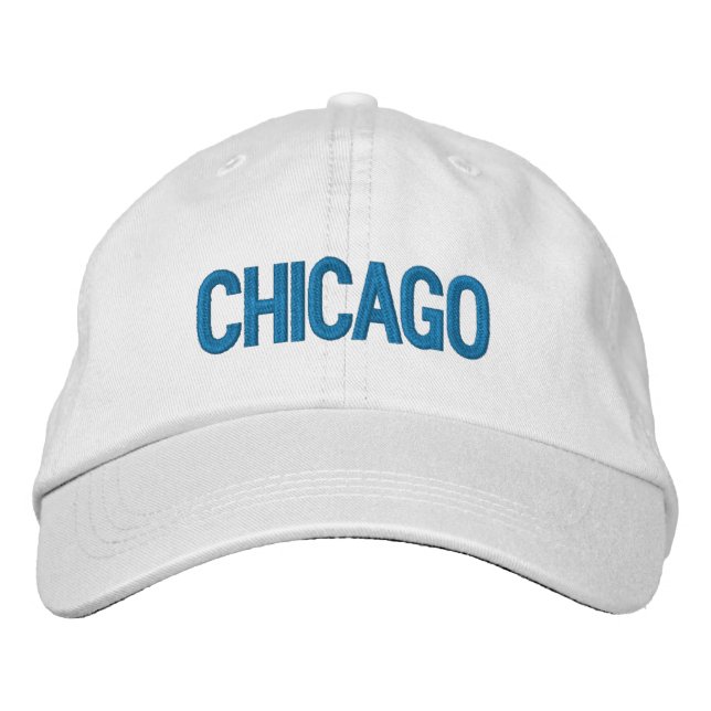 Chicago Personalised Adjustable Hat (Front)