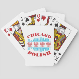 Chicago Polish Poland Heritage Pride Playing Cards