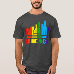 Chicago Pride  Chicago LGBT Gift LGBTQ Supporter T T-Shirt