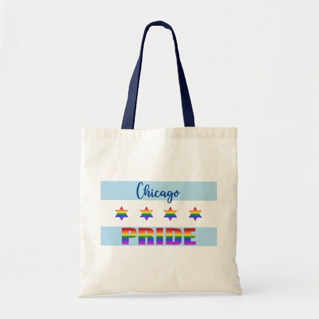 Chicago Pride Tote Bag (Front)