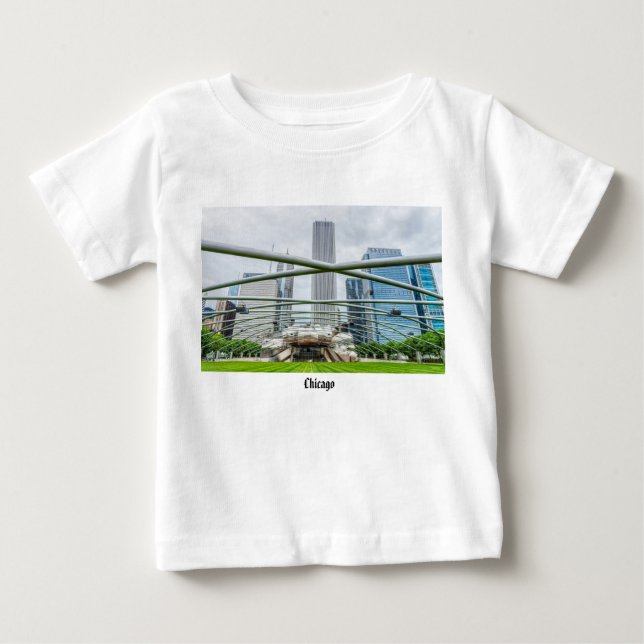 Chicago Pritzker Pavilion Baby T-Shirt (Front)