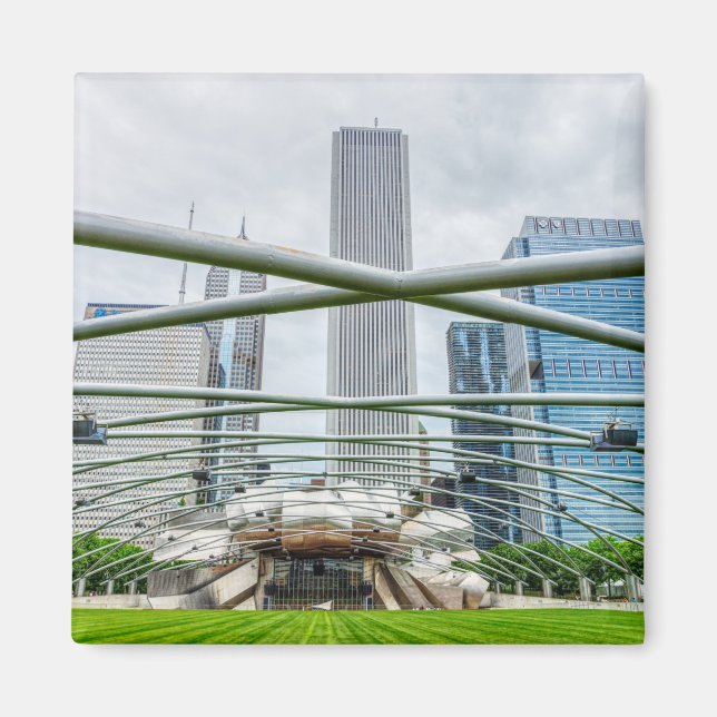 Chicago Pritzker Pavilion Magnet (Front)