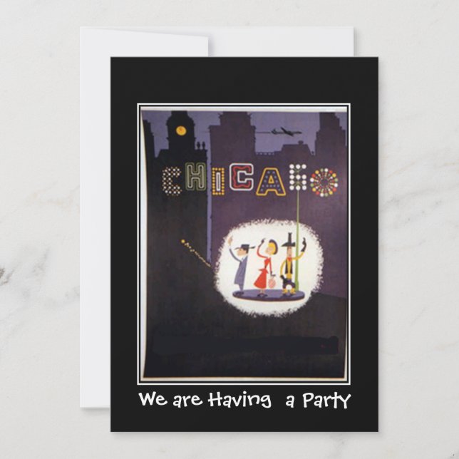 Chicago Private Party Invitation (Front)
