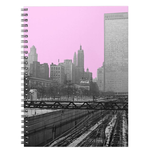 Chicago Rail Yards Michigan Avenue 1960's Photo Notebook (Front)