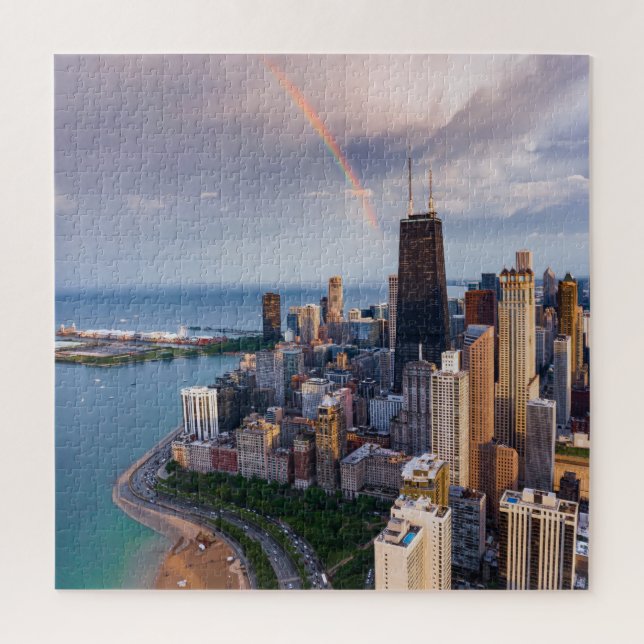 Chicago rainbow puzzle (Vertical)