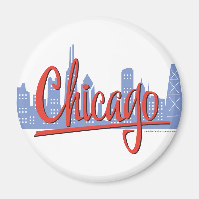 CHICAGO-RED MAGNET (Front)