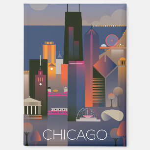 Chicago Refrigerator Magnet