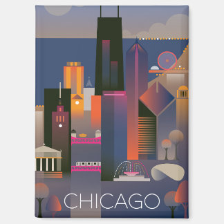 Chicago Refrigerator Magnet