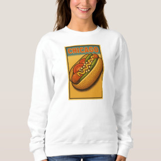 Chicago Retro Hot Dog Sweatshirt