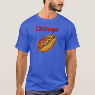 Chicago Retro Hot Dog T-shirt