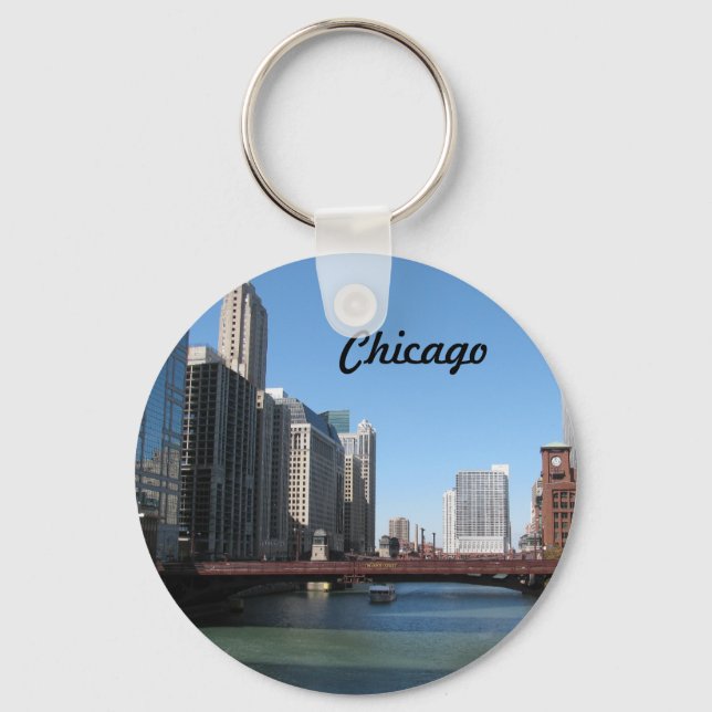 Chicago River Key Ring (Front)