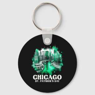 Chicago River St. Patrick's Day Parade  Key Ring