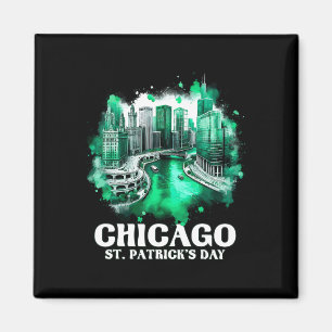 Chicago River St. Patrick's Day Parade Magnet
