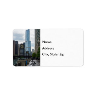 Chicago River Walk Label