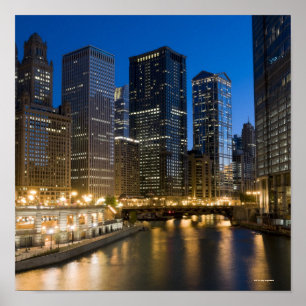 Chicago Riverfront Poster