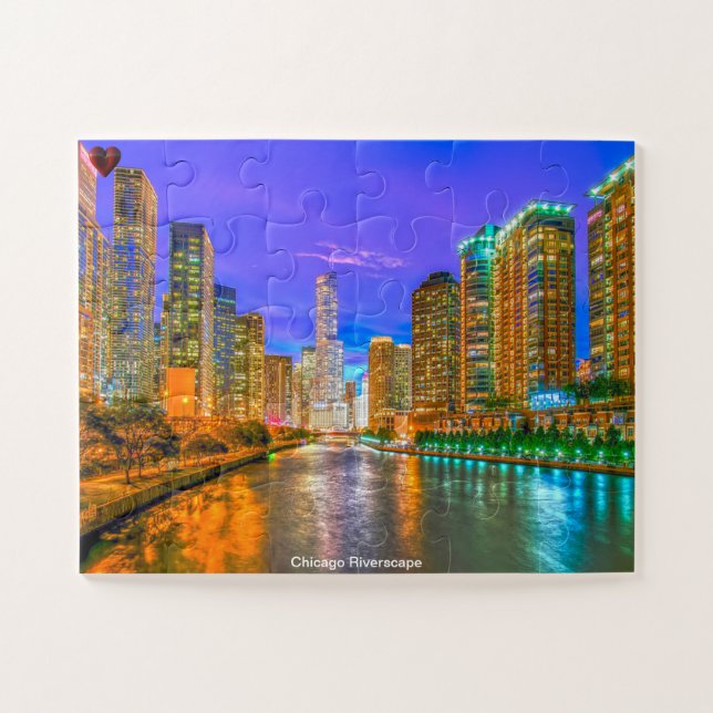 Chicago Riverscape Jigsaw Puzzle (Horizontal)