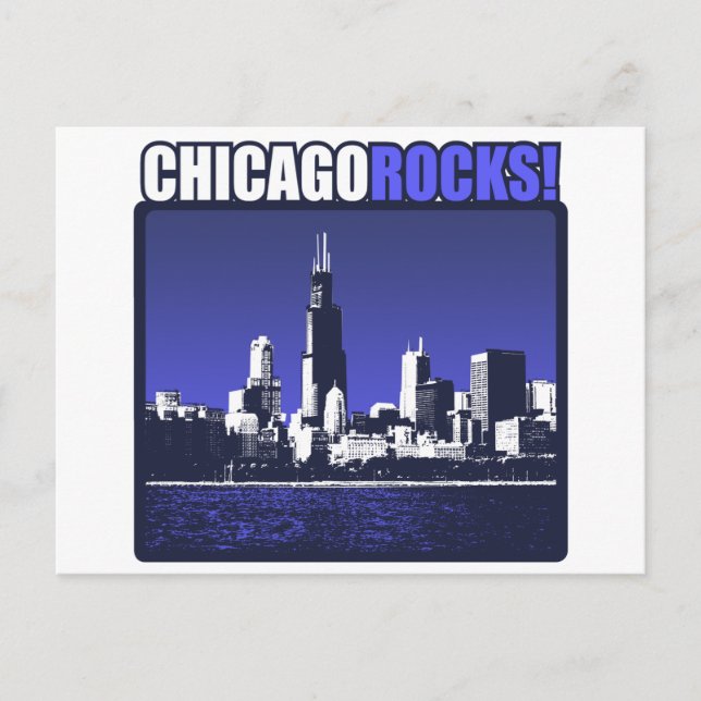 Chicago Rocks! Postcard (Front)