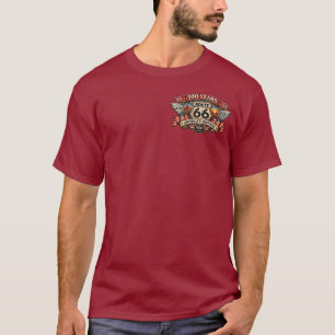 Chicago Route 66 Windy City 100 Years Vintage T-Sh T-Shirt